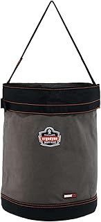 Ergodyne Arsenal 5935T X-Large Canvas Tool Bucket with Cover, Gray