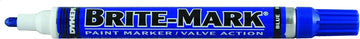 Dykem 8031-8401 Brite-Mark Regular Line Markers, Blue