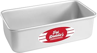Fat Daddio's BP-5640 Anodized Aluminum Bread Loaf Pan, 5.5 x 3.125 x 2.375 Inch
