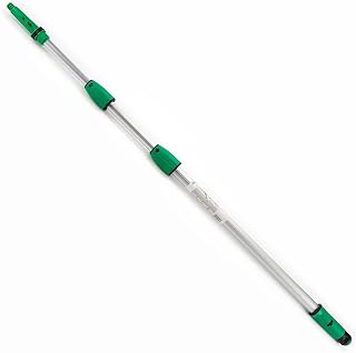 UNGER Telescopic Ext. Pole, 144"L, Nylon, Alum.