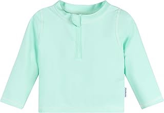 Gerber Baby & Toddler Boys & Girls Quarter Zipper Rashguard Swim Shirt