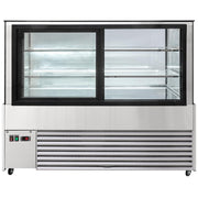 58 1/8" Full Service Bakery Case w/Straight Glass - (3) Levels by MOTAK – 63.39x33.07x51.97, In Description, Check Images, Model MCD59-2X