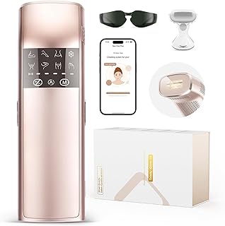 IPL Laser Hair Removal, 25J Triple-Pulse, 12cm² Sapphire, 37°F Ice-Cooling