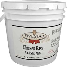 Five Star Cholesterol Free Chicken Base, 10 Pound -- 2 per case.