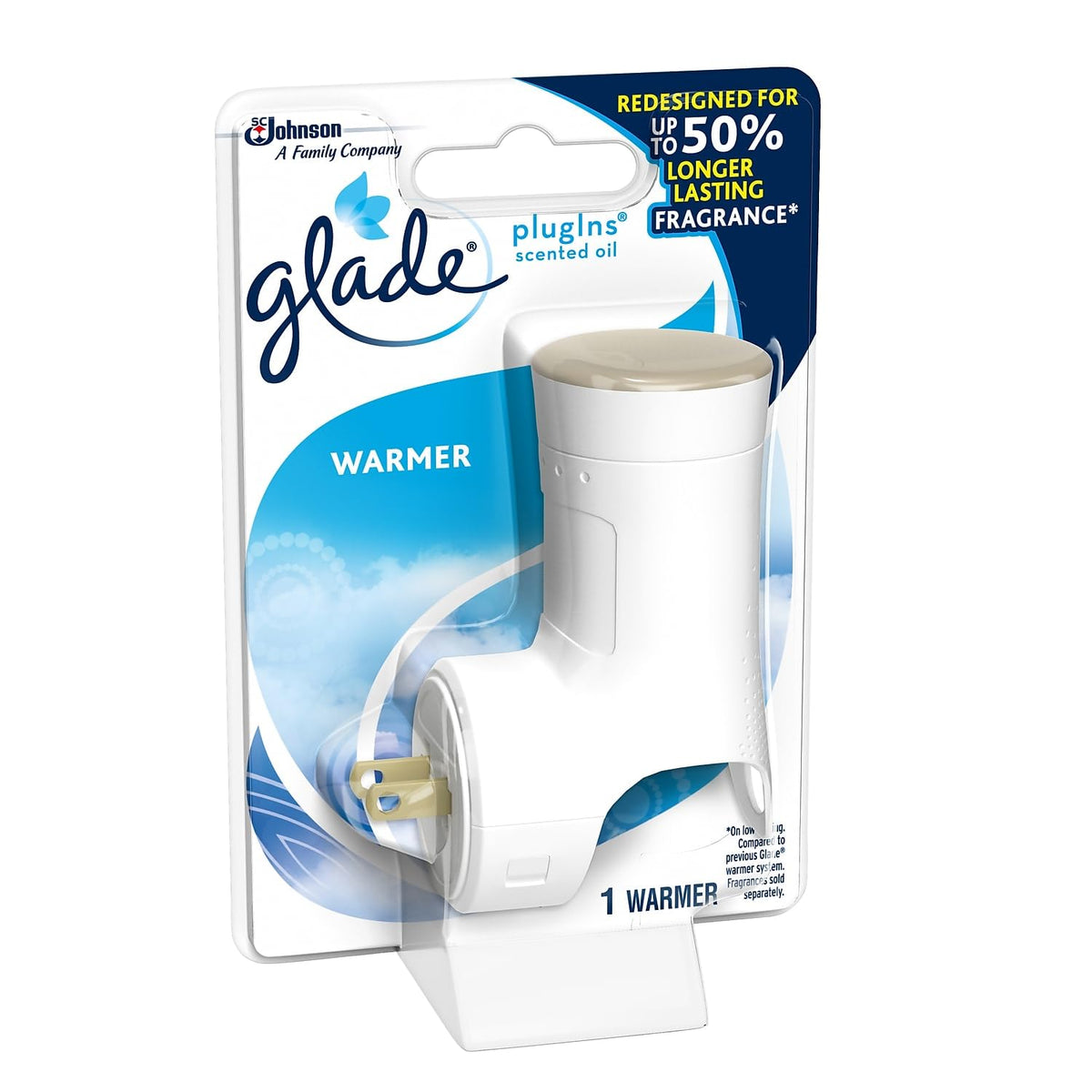 SC Johnson Plug-Ins Scented Oil Warmer by Glade – 1 Count (Pack of 5), white, Pack of 6, Model 74409