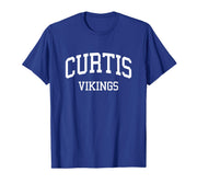 Curtis High School HS University Place WA Retro Sports T-Shirt by Curtis High School T-Shirts & Gifts – Black, Model AR43TH59QN9
