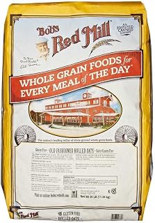 Bob's Red Mill Gluten Free Old Fashion Rolled Oats - 25 lb - Bulk Bag25