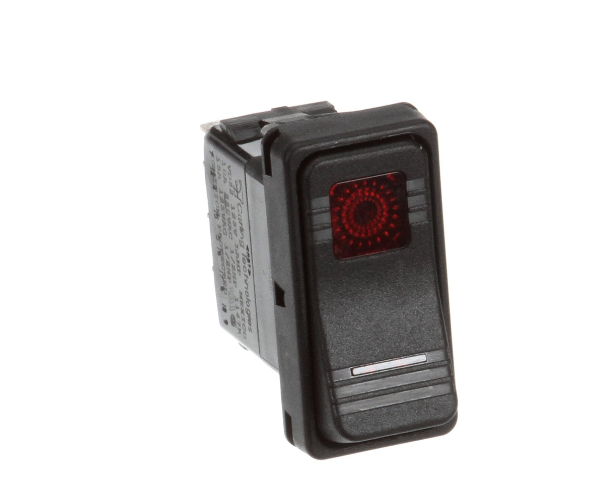 Rocker Dpdt Switch On-On by Nu-Vu – Metal, Black, Model 50-1357