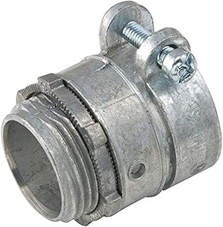 RACO 2194 Squeeze Connector, Die Cast Zinc, Flexible Metal Conduit, 1" (Pack of 10)