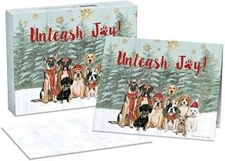 Lang, Unleash Joy Boxed Christmas Cards by Danielle Murray