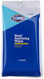 Clorox Pro Alcohol-Free Sanitizing Hand Wipes, BZK, 20 Count