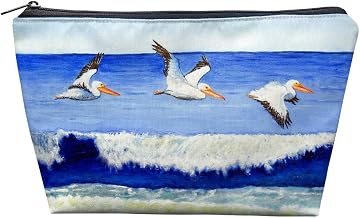 PC1076 8.5 x 6 in. Skimming the Surf Pouch Multicoloured