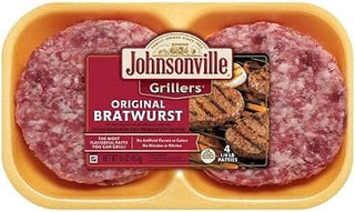 Johnsonville Bratwurst Patty, 16 Ounce -- 9 per case.