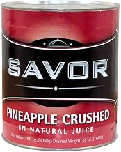 Savor Imports Crushed Pineapple, 106 Ounce -- 6 per case.