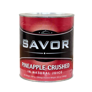 Savor Imports Crushed Pineapple by Savor Brands – Pack of 6