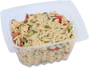 World Centric PLA Rectangular Deli Containers, 16 oz, 4.8 x 5.9 x 2.8, Clear, Plastic, 900/Carton