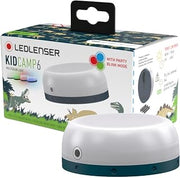 Ledlenser 502753 Kids LED Light, Round Dinosaur Pattern, Battery Operated, Up to 60 Lumens, Small