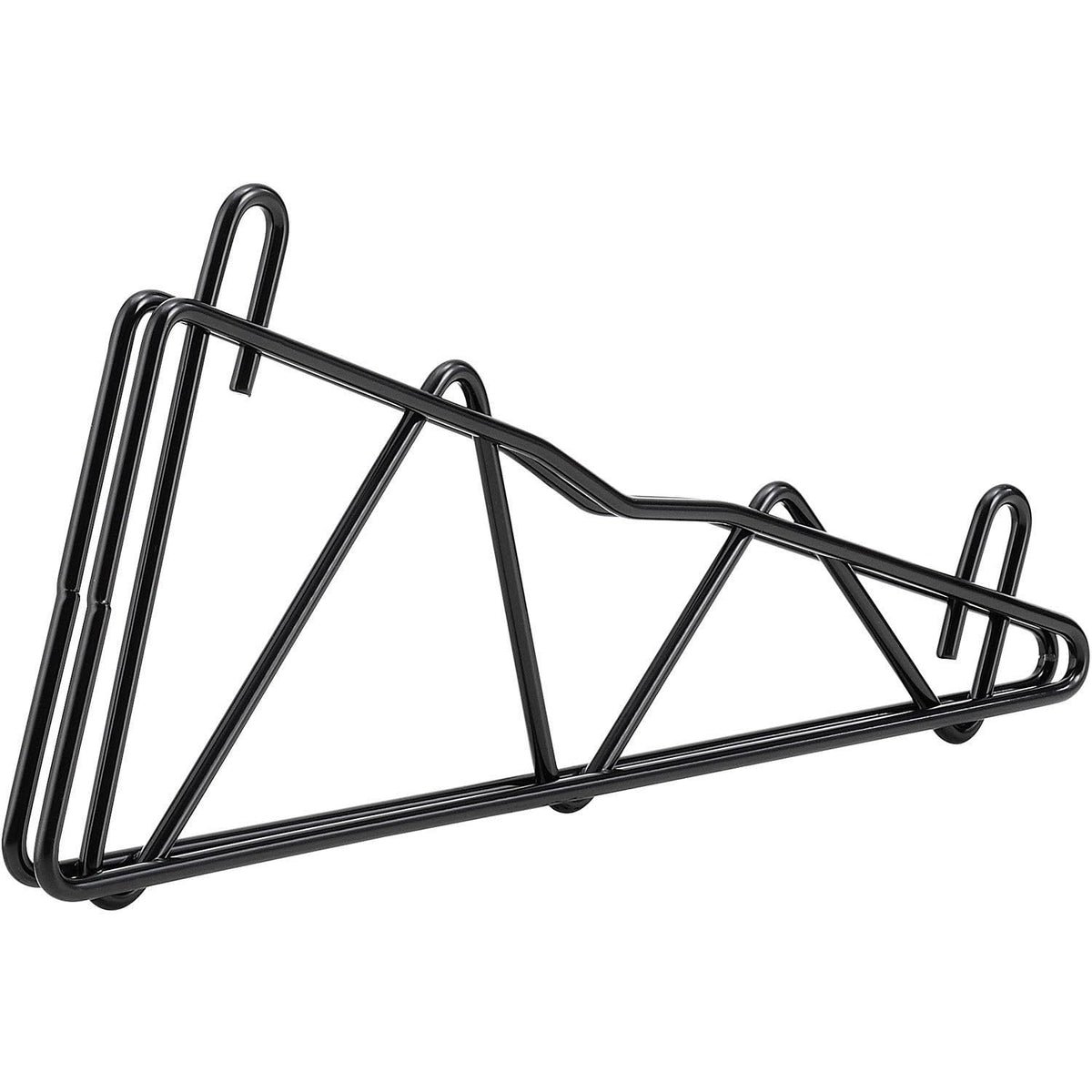 14" Single Arm Shelf Bracket Black Epoxy by Nexel – Steel, Black, Model AB14B