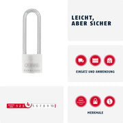 64TI / 30HB60 B/SB by ABUS – 30mm /Bügelhöhe 60mm, Alloy Steel Aluminium, Single, Model 56951