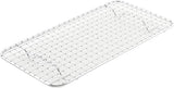 Winco Pan Grate, 5-Inch by 10 1/2-Inch,Chrome, Third Size | Foodservice, Great for Steam Tables, Buffets and Food Preparation