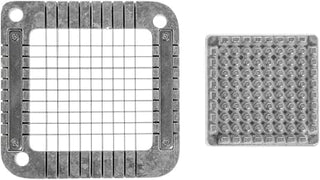 HUBERT Replacement French Fry Cutter Frame and Pusher Head 1/4" Cut - 5"L x 5"W x 1 1/4"H