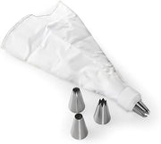 Nordic Ware 6-Piece Jumbo Decorating Tip Set, Metal