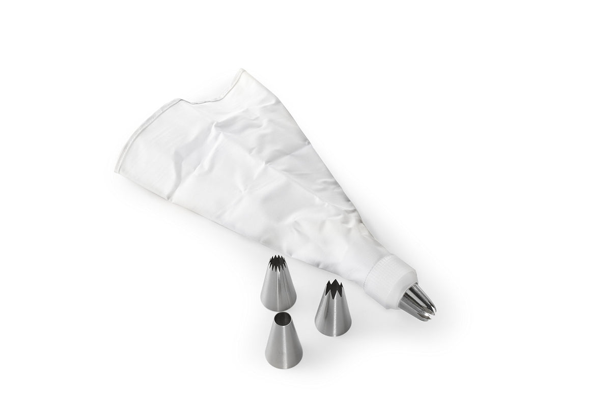 6-Piece Jumbo Decorating Tip Set by Nordic Ware – 2.13x3.25x6, Stainless Steel, Metal, Pack of 6, Model 01163M