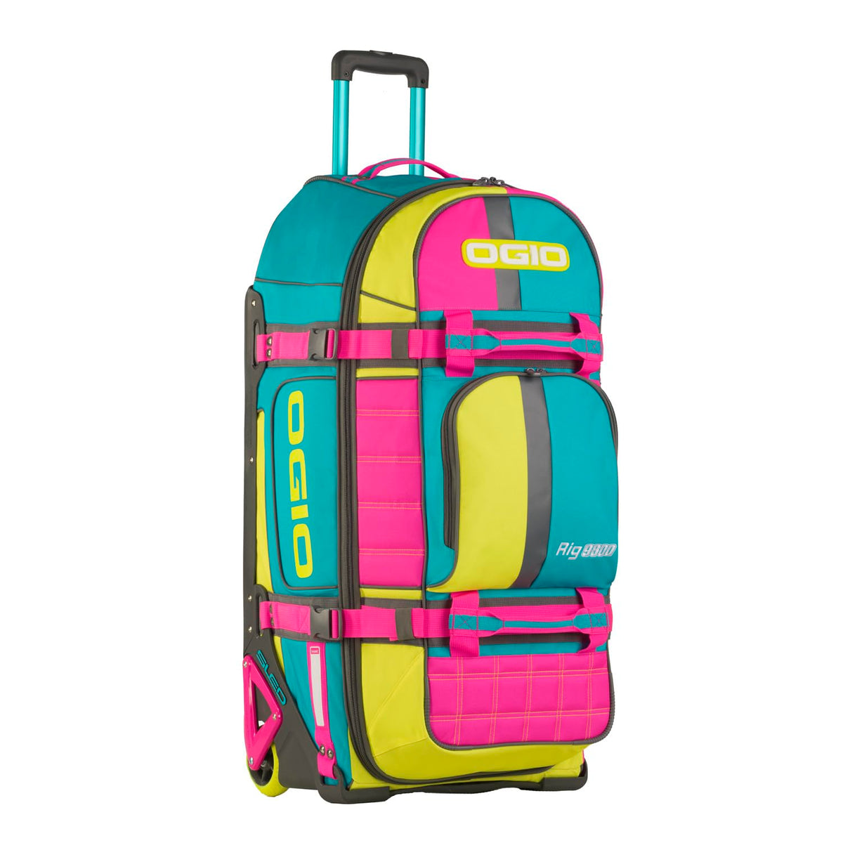 RIG9800 Wheeled Gear Bag Miami Vice by OGIO – Large, 7500 cubic_inches, Nylon, Miami Vice, Model 801000.08