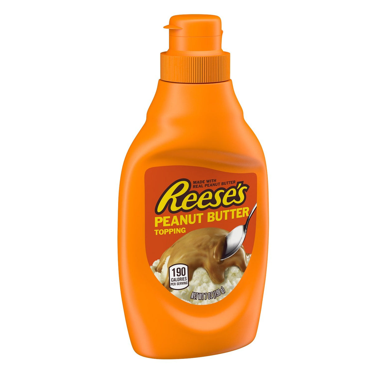 Peanut Butter Topping by Reese's – 7 Ounce (Pack of 1), Model 35040