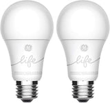 GE Lighting CYNC Smart Light Bulbs, Bluetooth Enabled, Alexa and Google Home Compatible, Soft White (2Pack), Packaging May Vary