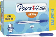 Paper Mate 2013155 InkJoy 50ST Ballpoint Pens, Medium Point (1.0mm), Blue, Box of 12 Pens