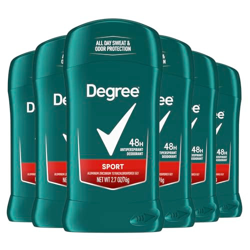 Degree 2.7 Ounce (Pack of 6) / Sport / GREEN Antiperspirant Deodorant