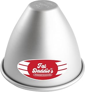 Fat Daddio's PDV-05 Dolly Varden Doll Cake Pan, 5.25 x 4.5 Inch, Silver