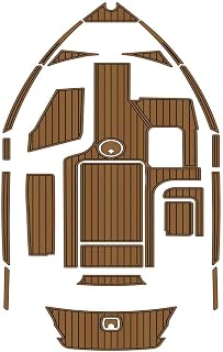 Boat EVA Faux Teak Decking Floor Compatible with 2014-2017 AXIS T22 Swim Platform Cockpit Pad Boat EVA Foam Teak Deck Floor Mat