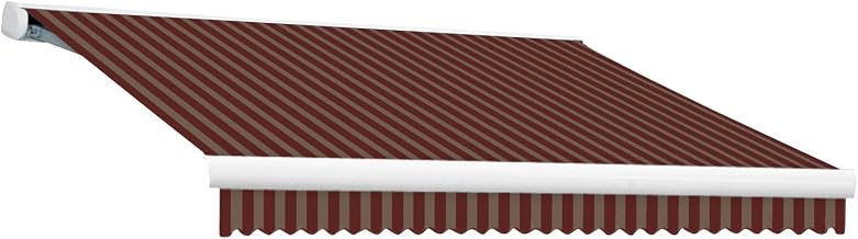 Awntech Retractable Awning Manual 16'W x 10'D x 10" H BurgundyTan