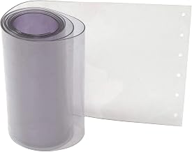 12" x 13' Standard Clear Strip for Strip Curtain Doors, Lot of 4