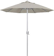 California Umbrella 7.5' Rd Aluminum Patio Umbrella, Crank Lift