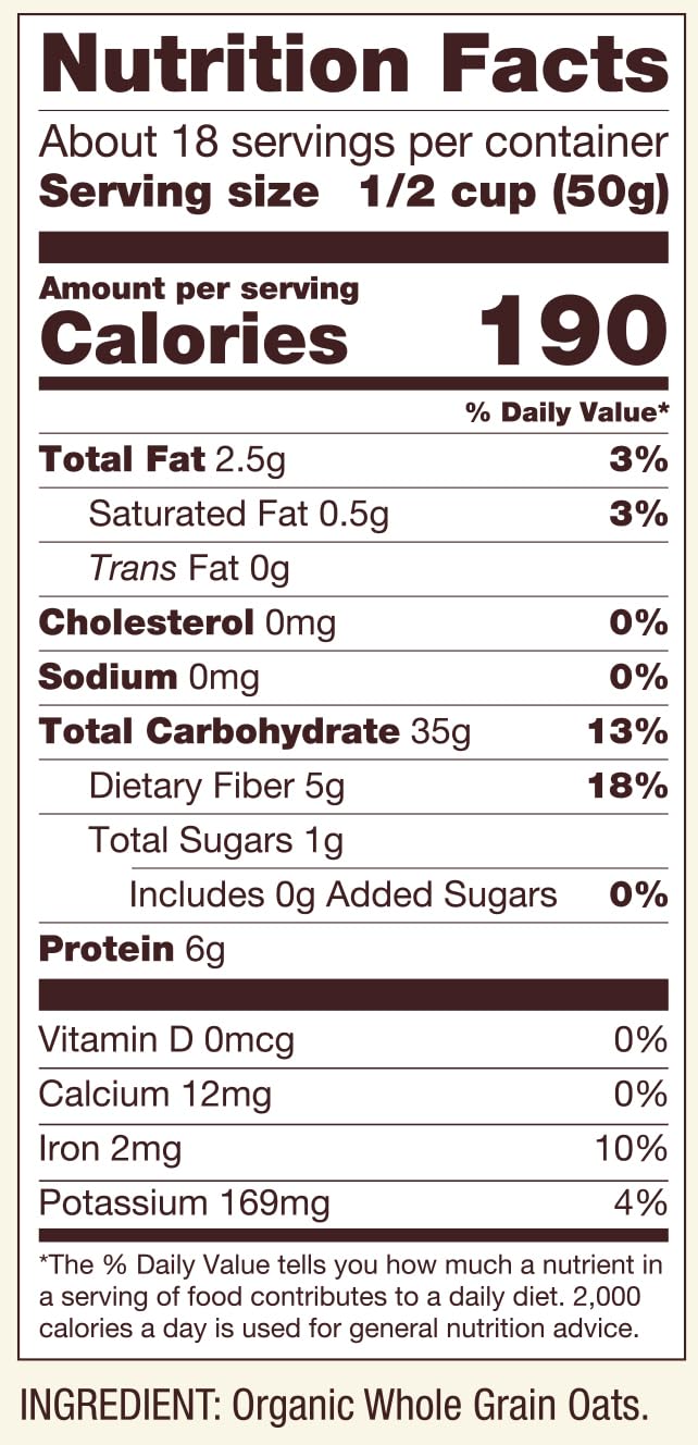 Organic Gluten Free Extra Thick Rolled Oats by Bob's Red Mill – 32 Ounce (Pack of 4), Pack of 4, Model 1991S324
