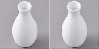 American Metalcraft BVJGG4 3-7/8” High Ceramic Jug Vase(Pack of 288), White