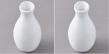 American Metalcraft BVJGG4 3-7/8” High Ceramic Jug Vase(Pack of 288), White