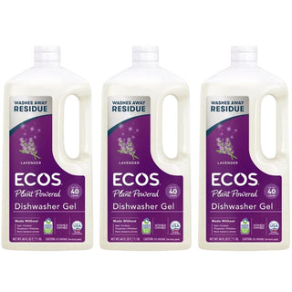 Earth Friendly Products Wave Auto Dishwasher Gel by ECOS – 40 Fl Oz (Pack of 3), Pack of 3, Model 40-00