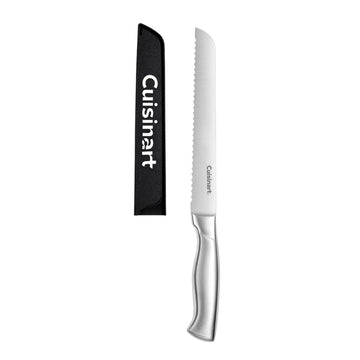 8" Stainless Steel Bread Knife with Blade Guard by Cuisinart – 8", Stainless Steel, Model C77SS-8BDPK