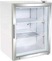 Maxx Cold X-Series Glass Door Countertop Merchandiser Freezer, 24.4"W, 3.5 cu. ft. Storage Capacity, in White (MXM1-3.5FHC)