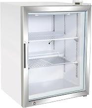 Maxx Cold X-Series Glass Door Countertop Merchandiser Freezer, 24.4"W, 3.5 cu. ft. Storage Capacity, in White (MXM1-3.5FHC)