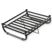 Industrial Collection Adjustable Cutlery Holder Rack by Tablecraft – Wood, Black, Model 10075