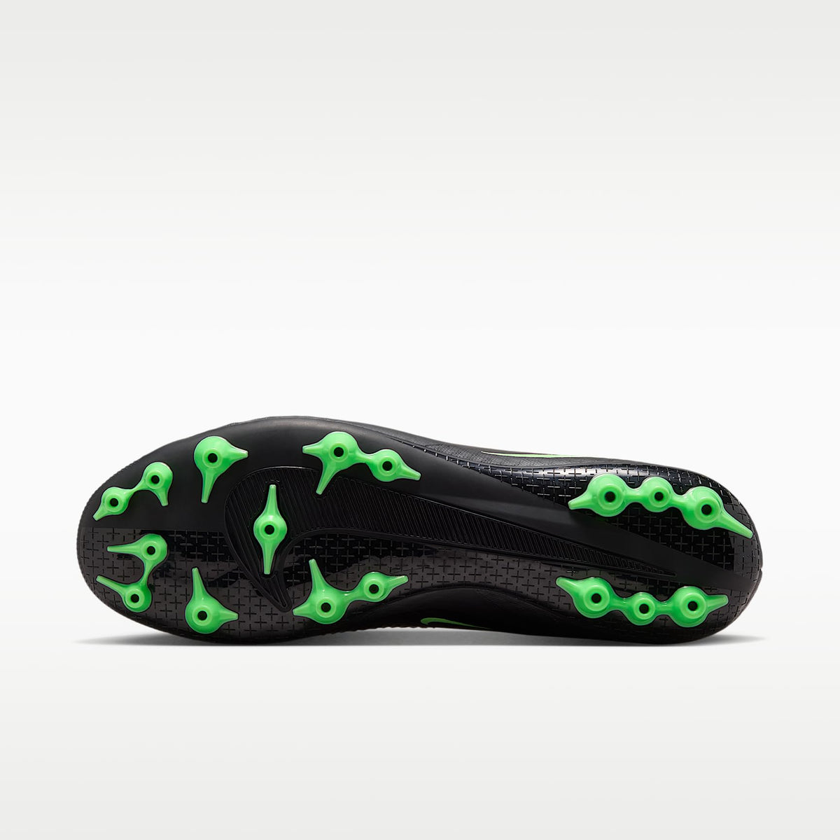 Phantom 6 Low Academy Artificial-Grass Soccer Cleats (Black/Black/Illusion Green) Size by Nike – Black/Black/Illusion Green, Model HQ2322