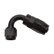 Reusable Hose End Black 120 Deg Elbow by Allstar Performance – 1/2 inch, Aluminum, Black, Model ALL49365