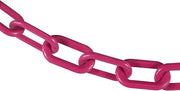 Mr. Chain Plastic Barrier Chain, Pink, 500 ft Length (50025-500)