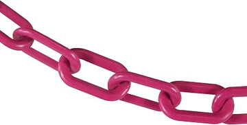 Mr. Chain Plastic Barrier Chain, Pink, 500 ft Length (50025-500)