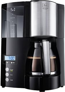Melitta Optima Timer Filter Coffee Machine - Black